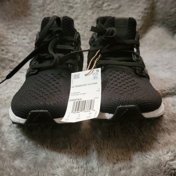 adidas UltraBoost DNA Black White Running Shoe Size Women's